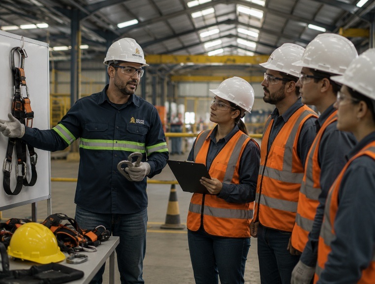 Treinamento SST industrial Grupo SAENG